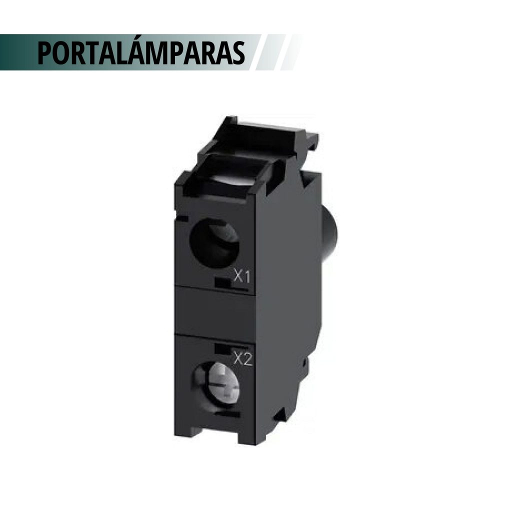 PORTALAMPARAS ACT CON LED 24VCA/CC